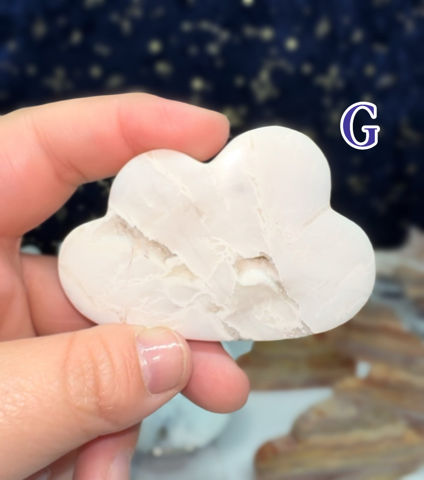 White Plume Agate Cloud