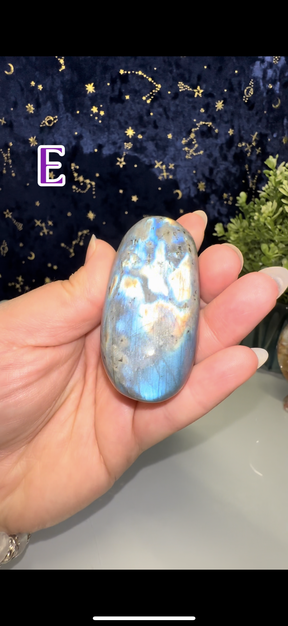 Labradorite Palm Stone