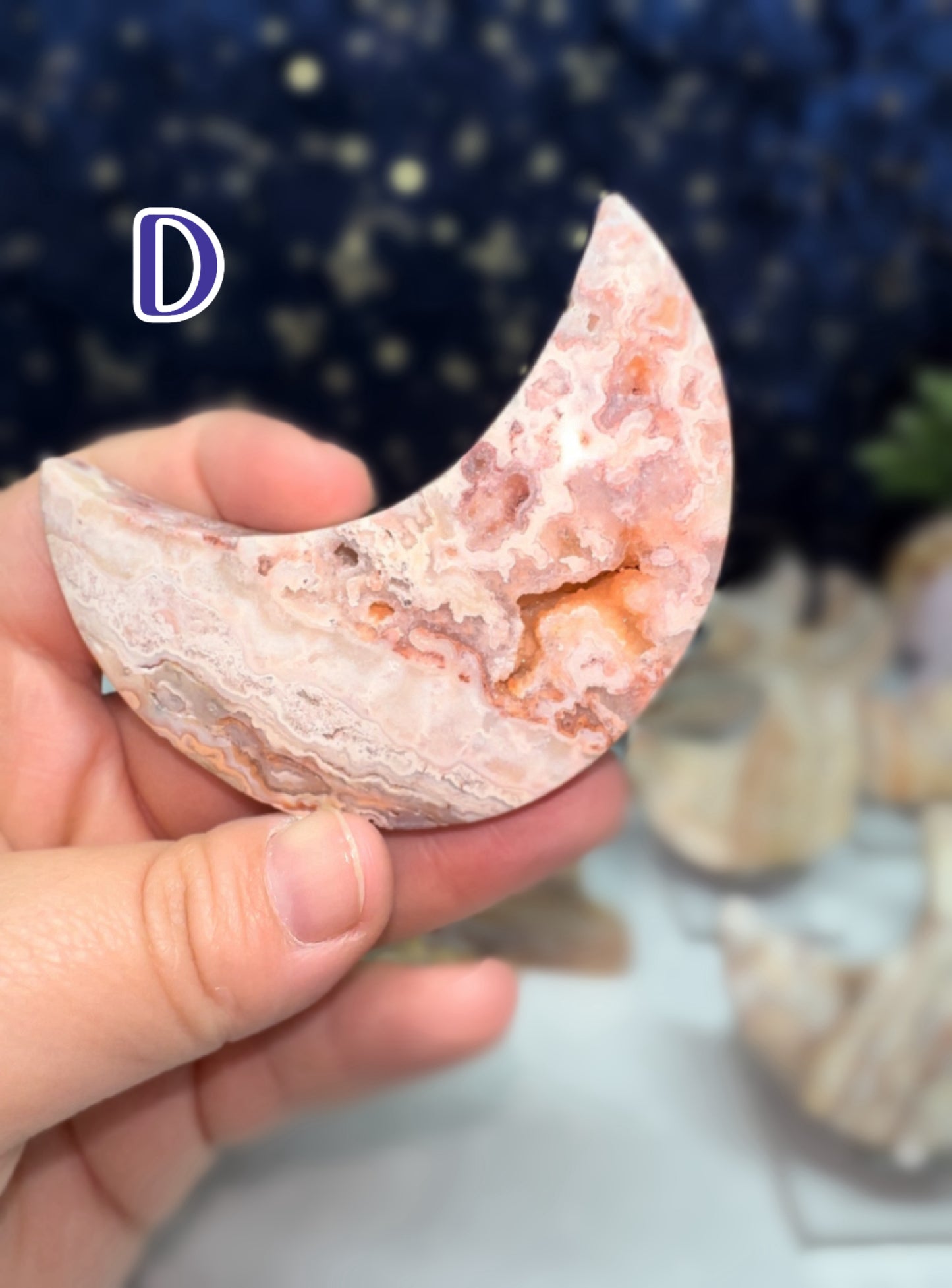 Crazy Lace Agate Moon