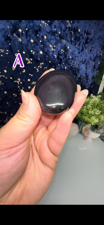 Rainbow Obsidian Palm Stone