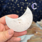 White Plume Agate Moon