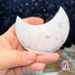 White Plume Agate Moon