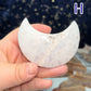 White Plume Agate Moon