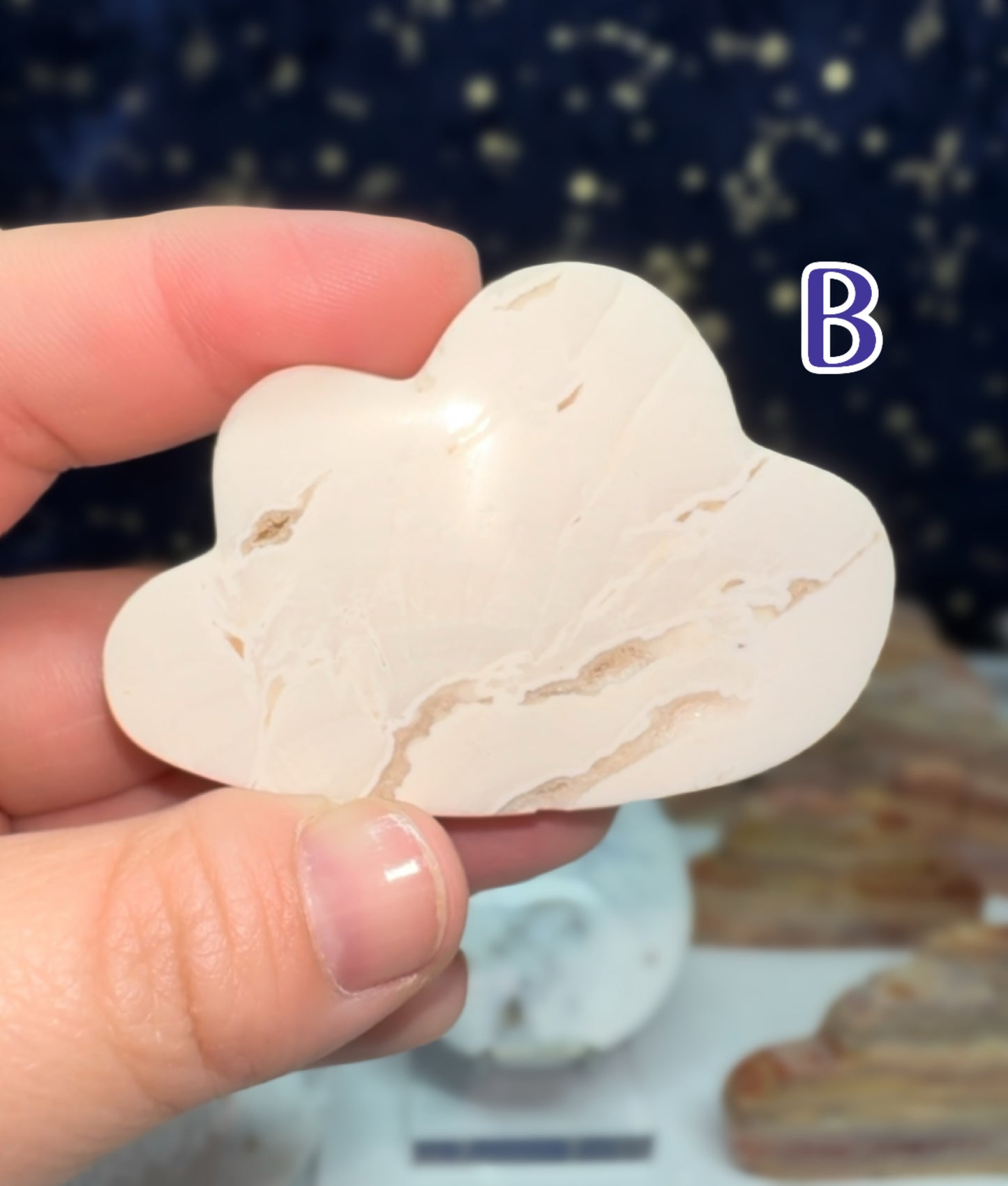 White Plume Agate Cloud