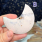 White Plume Agate Moon