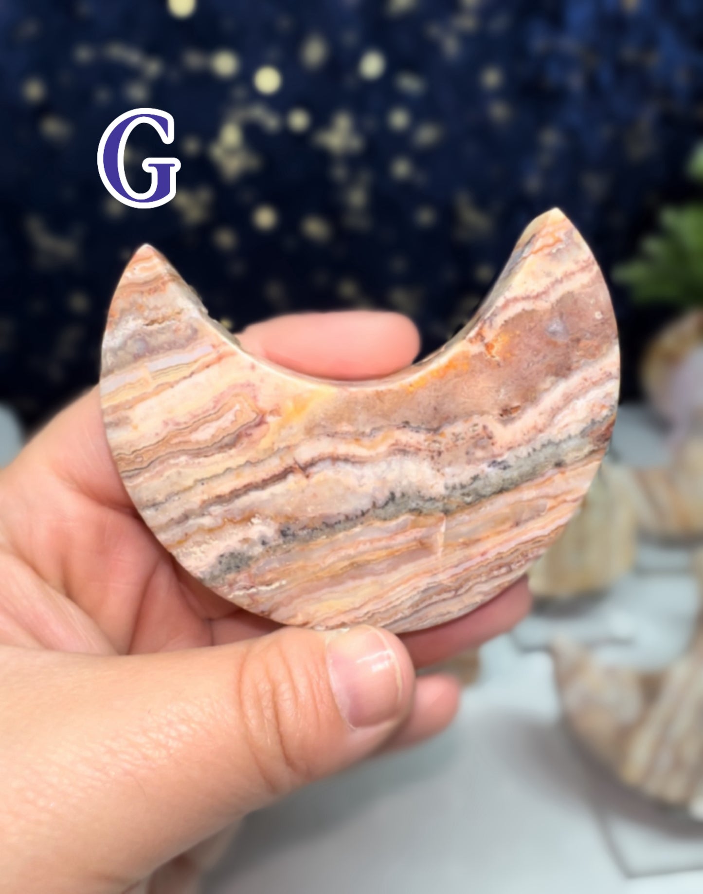 Crazy Lace Agate Moon