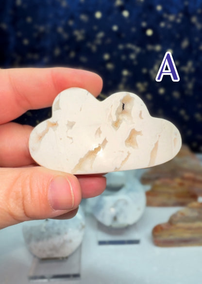 White Plume Agate Cloud