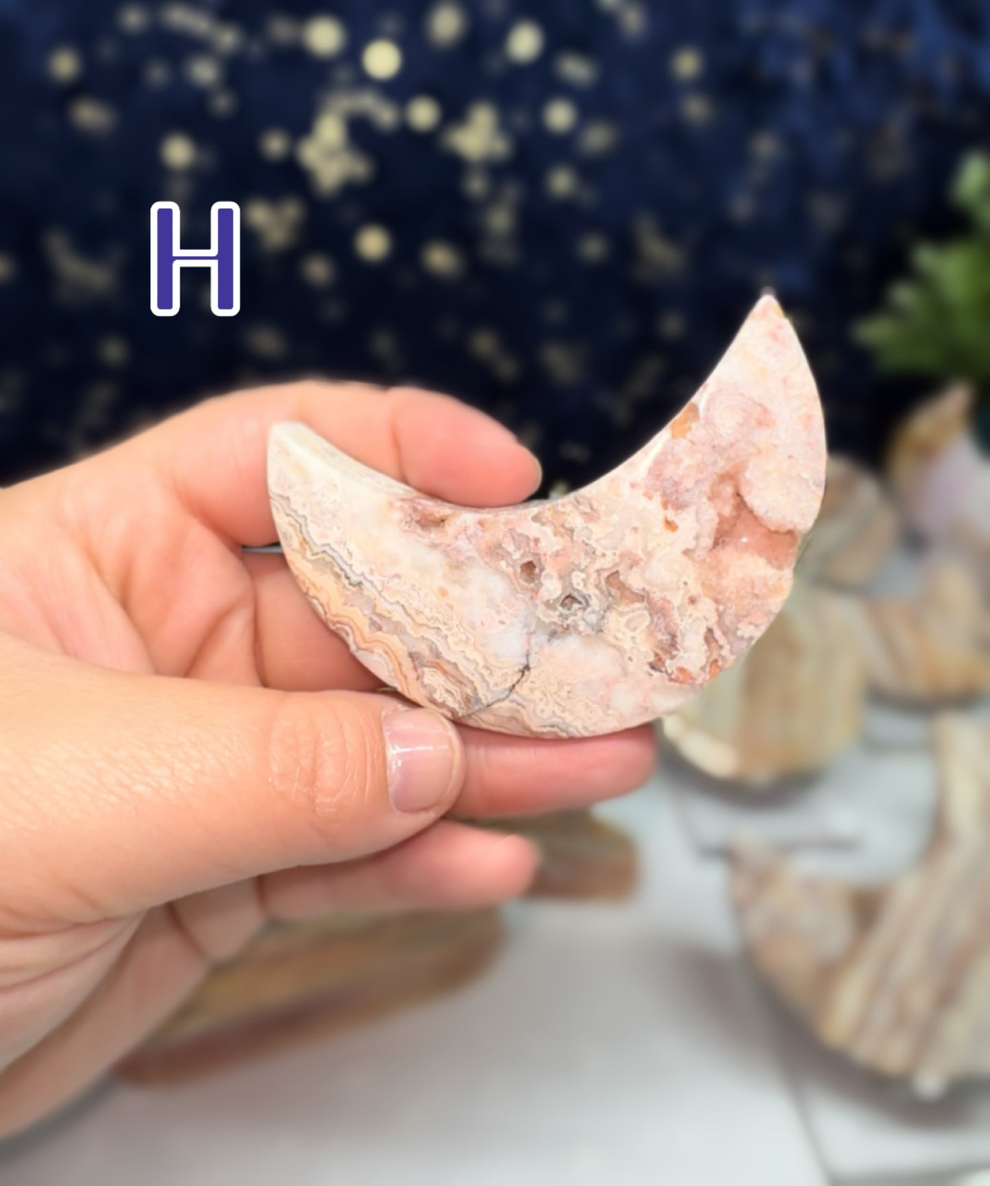 Crazy Lace Agate Moon