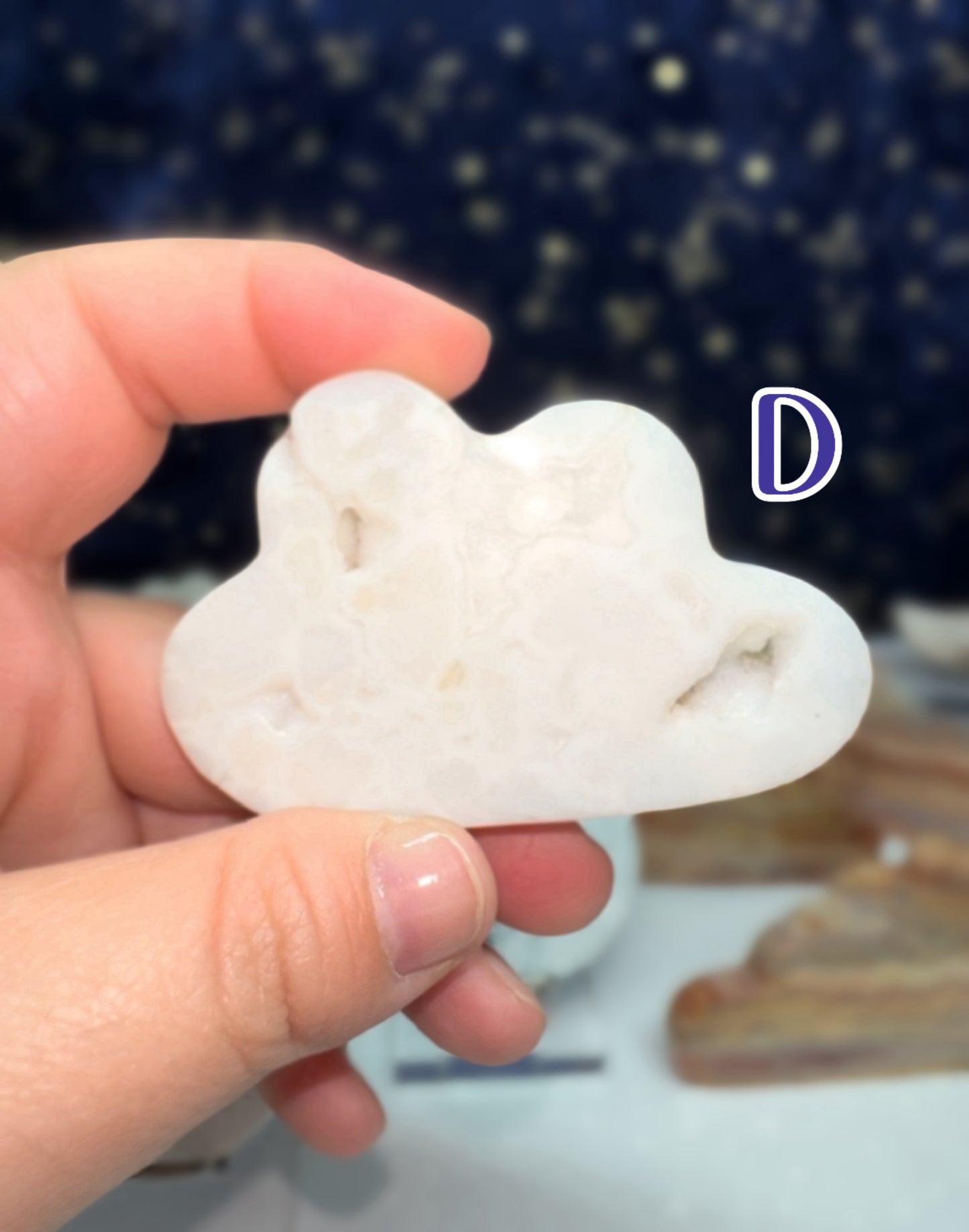 White Plume Agate Cloud