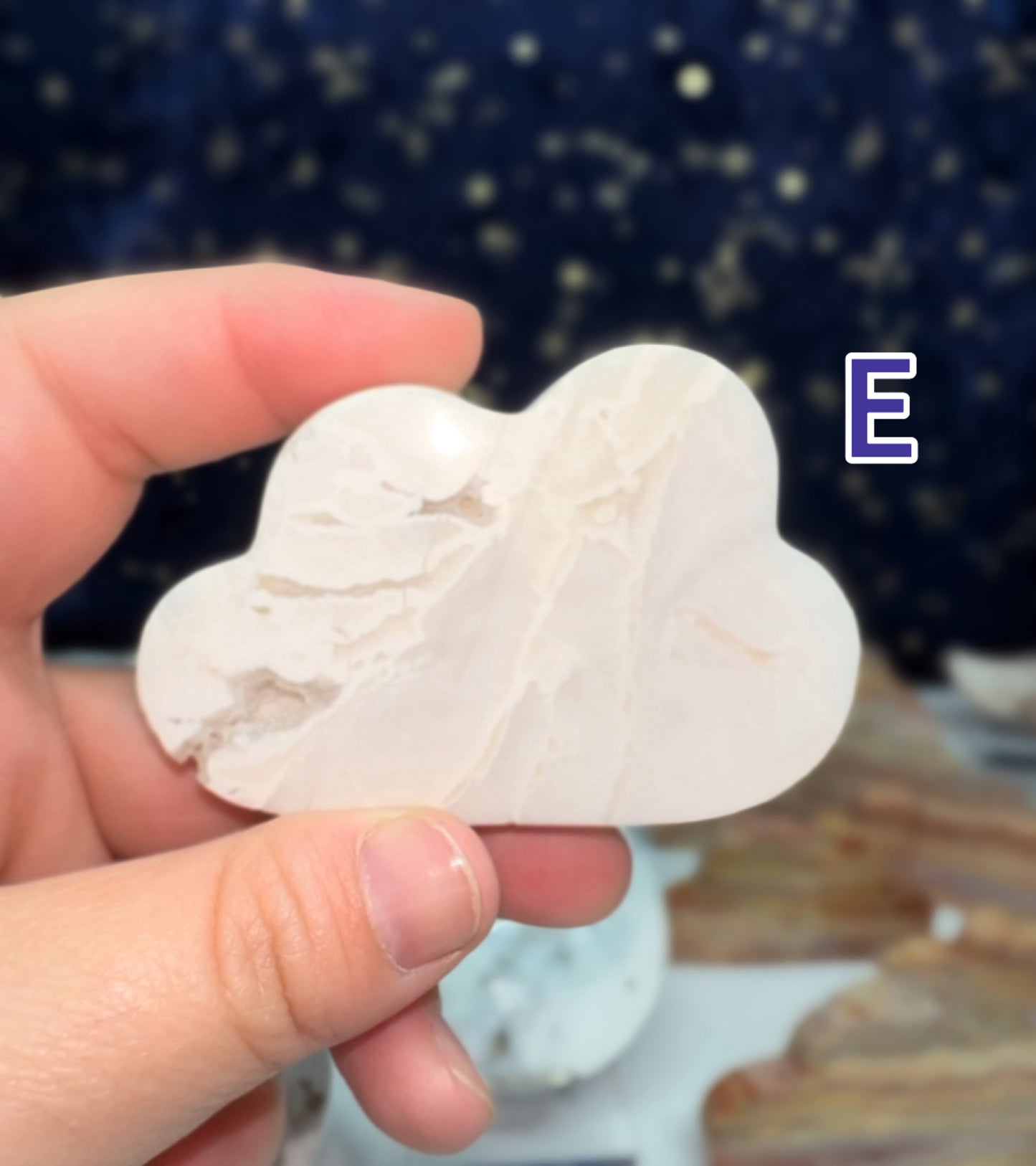 White Plume Agate Cloud