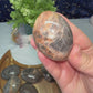 Black Moonstone Palm Stone